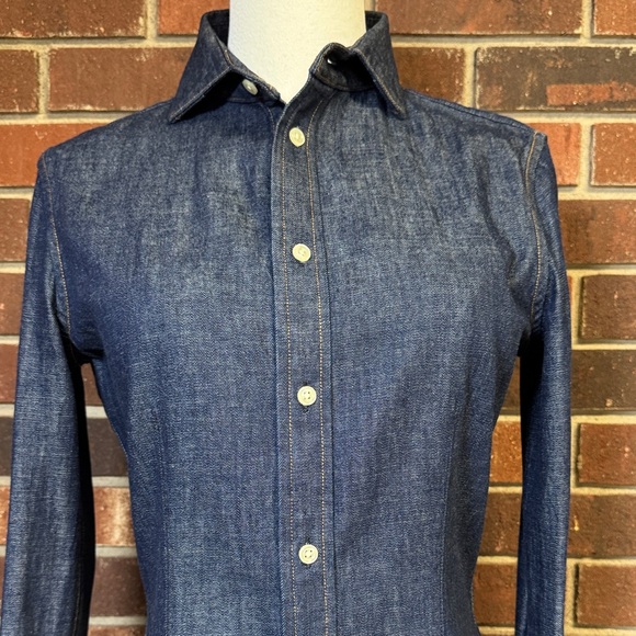 Polo Ralph Lauren Denim Button-Up Shirtdress Size 4 - Picture 2 of 9
